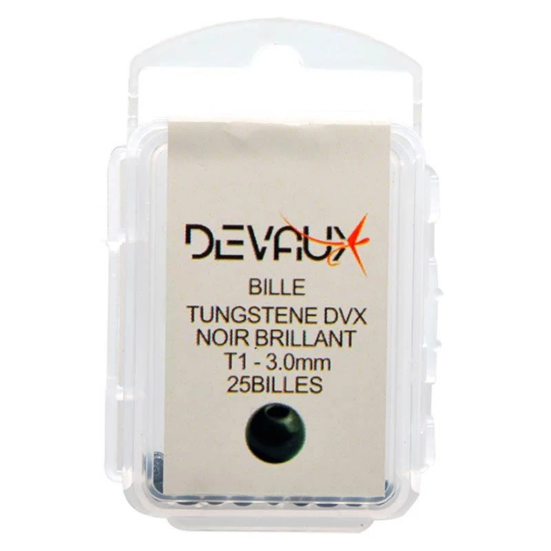 BILLES TUNGSTÈNE DEVAUX DVX - NOIR 1 BILLES TUNGSTÈNE DEVAUX DVX - NOIR