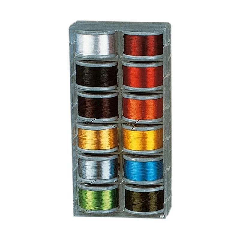 BOITE 12 SOIES FLOCHES AUTAIN 8910 1 BOITE 12 SOIES FLOCHES AUTAIN 8910