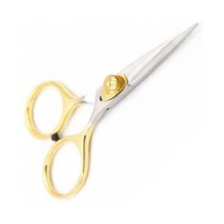 CISEAUX FLY SCENE GOLD PLATED HAIR SCISSOR ADJUSTABLE TENSION