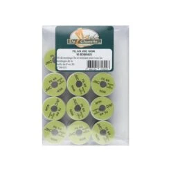 FIL 6/0 JMC NOIR - 10 BOBINES