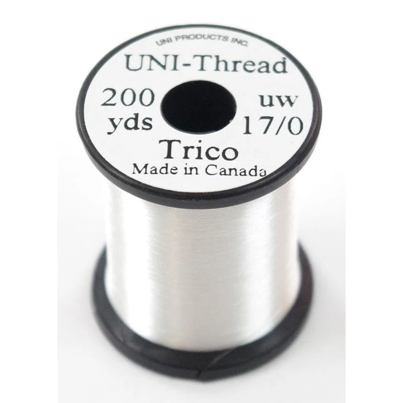 FIL DE MONTAGE UNI THREAD 17/0 TRICO ULTRA FIN - 180M 1 FIL DE MONTAGE UNI THREAD 17/0 TRICO ULTRA FIN - 180M