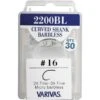 HAMECON MOUCHE VARIVAS CURVED SHANK BARBLESS 2200 BL - PAR 30