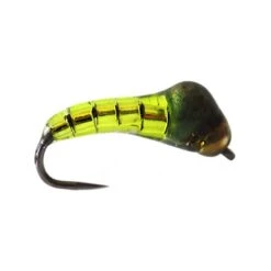 MOUCHE GOURMET FLIES FRENCH PERDIGONE - OLIVINE