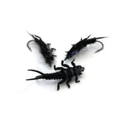 MOUCHE SEMPE NYMPHE STONEFLY NOIRE - PAR 3